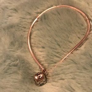 Pandora bracelets and charms.